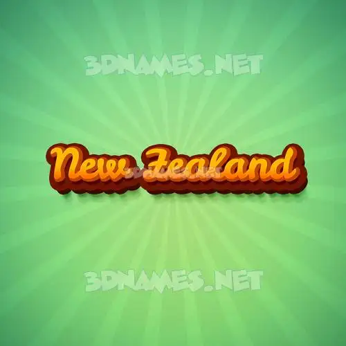 new zealand in Green Rays style - 3D name wallpaper new zealand in Green Rays style - 3D name wallpaper
