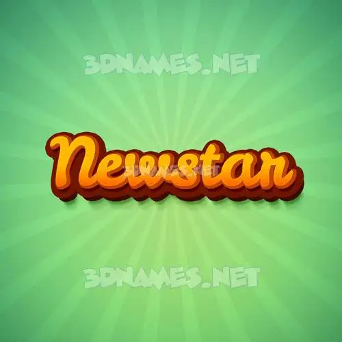newstar in Green Rays style - 3D name wallpaper newstar in Green Rays style - 3D name wallpaper