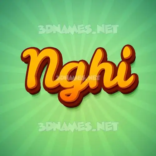 nghi in Green Rays style - 3D name wallpaper nghi in Green Rays style - 3D name wallpaper