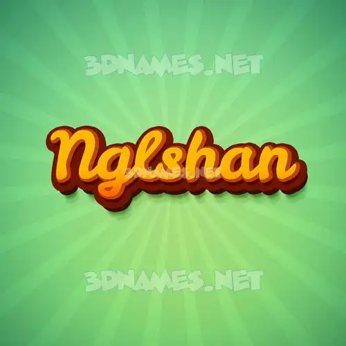 nglshan in Green Rays style - 3D name wallpaper nglshan in Green Rays style - 3D name wallpaper