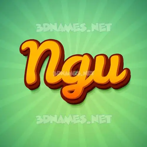 ngu in Green Rays style - 3D name wallpaper ngu in Green Rays style - 3D name wallpaper