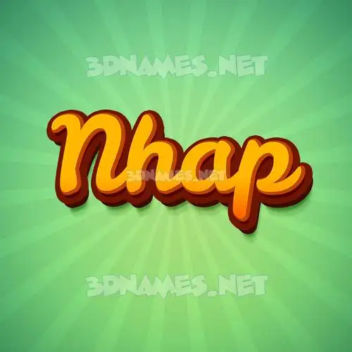 nhap in Green Rays style - 3D name wallpaper nhap in Green Rays style - 3D name wallpaper