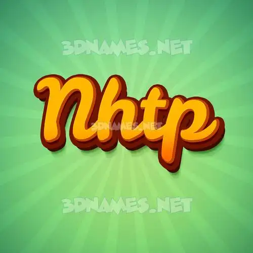 nhtp in Green Rays style - 3D name wallpaper nhtp in Green Rays style - 3D name wallpaper