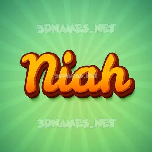 niah in Green Rays style - 3D name wallpaper niah in Green Rays style - 3D name wallpaper