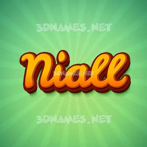 niall in Green Rays style - 3D name wallpaper niall in Green Rays style - 3D name wallpaper