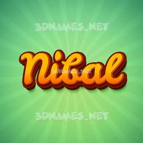 nibal in Green Rays style - 3D name wallpaper nibal in Green Rays style - 3D name wallpaper