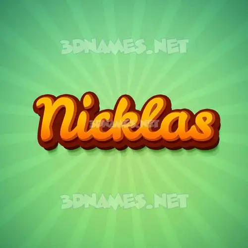 nicklas in Green Rays style - 3D name wallpaper nicklas in Green Rays style - 3D name wallpaper