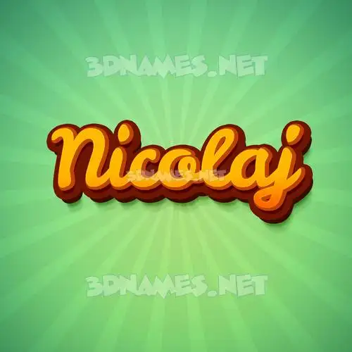 nicolaj in Green Rays style - 3D name wallpaper nicolaj in Green Rays style - 3D name wallpaper