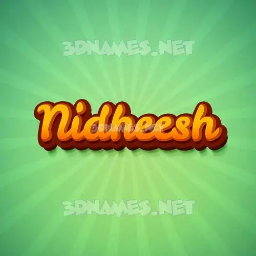 nidheesh in Green Rays style - 3D name wallpaper nidheesh in Green Rays style - 3D name wallpaper