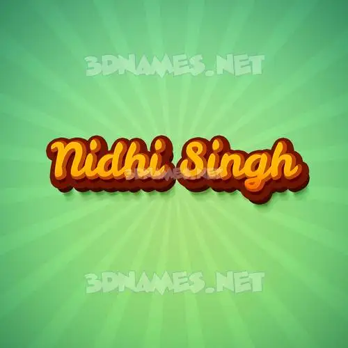 nidhi singh in Green Rays style - 3D name wallpaper nidhi singh in Green Rays style - 3D name wallpaper