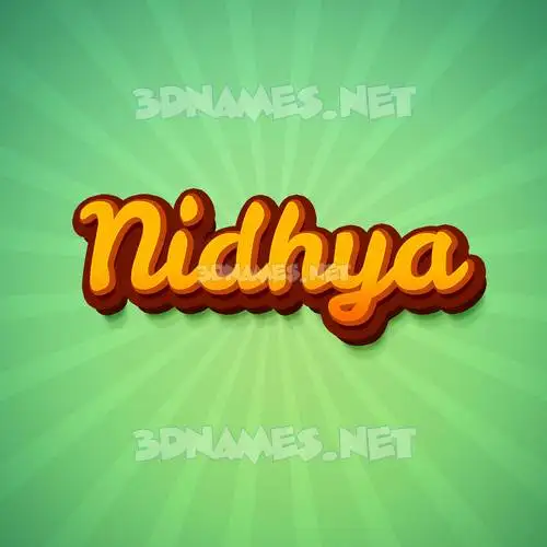 nidhya in Green Rays style - 3D name wallpaper nidhya in Green Rays style - 3D name wallpaper