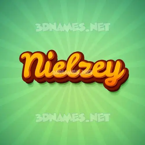 nielzey in Green Rays style - 3D name wallpaper nielzey in Green Rays style - 3D name wallpaper