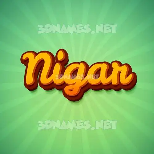 nigar in Green Rays style - 3D name wallpaper nigar in Green Rays style - 3D name wallpaper