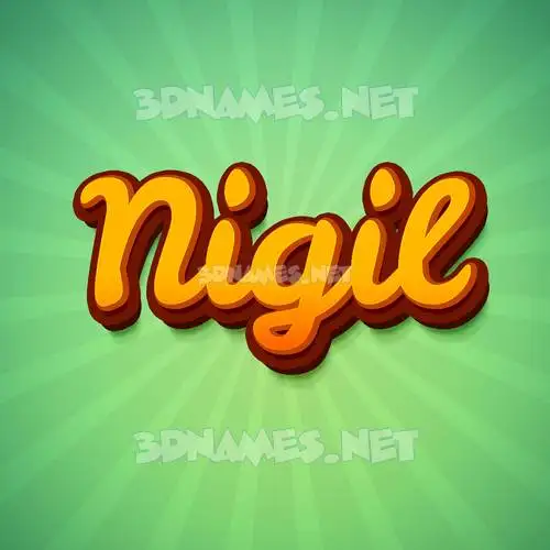 nigil in Green Rays style - 3D name wallpaper nigil in Green Rays style - 3D name wallpaper