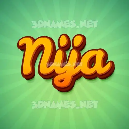 nija in Green Rays style - 3D name wallpaper nija in Green Rays style - 3D name wallpaper