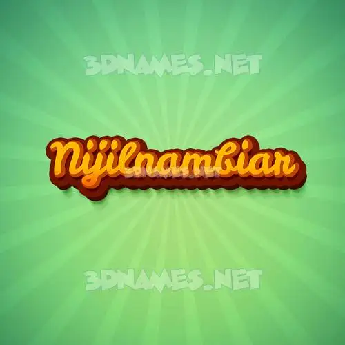 nijilnambiar in Green Rays style - 3D name wallpaper nijilnambiar in Green Rays style - 3D name wallpaper