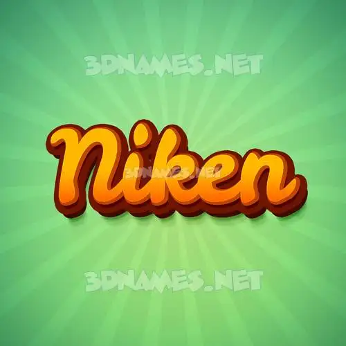 niken in Green Rays style - 3D name wallpaper niken in Green Rays style - 3D name wallpaper