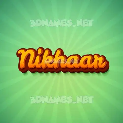 nikhaar in Green Rays style - 3D name wallpaper nikhaar in Green Rays style - 3D name wallpaper