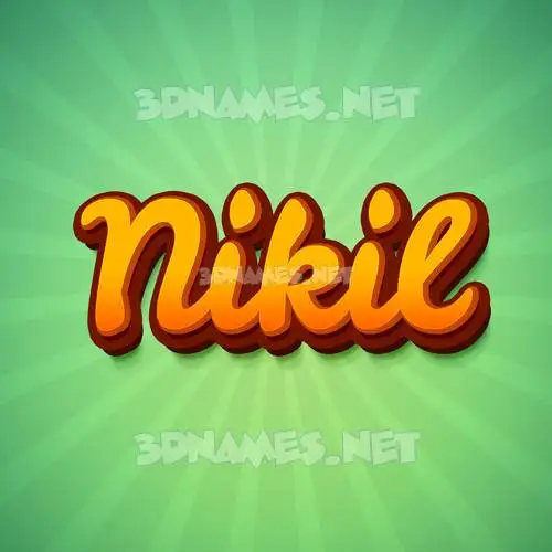 nikil in Green Rays style - 3D name wallpaper nikil in Green Rays style - 3D name wallpaper