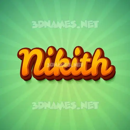 nikith in Green Rays style - 3D name wallpaper nikith in Green Rays style - 3D name wallpaper