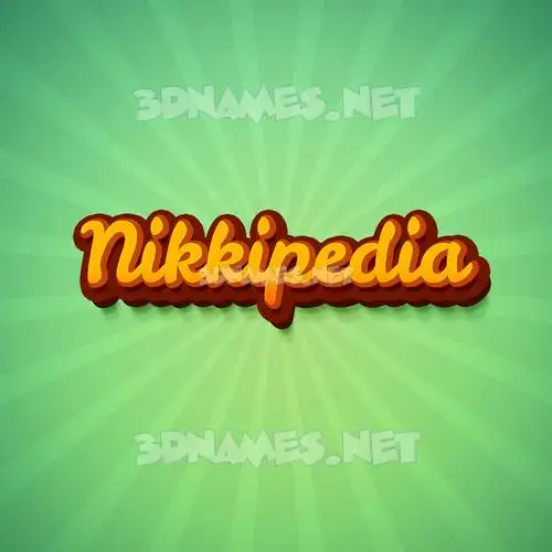 nikkipedia in Green Rays style - 3D name wallpaper nikkipedia in Green Rays style - 3D name wallpaper