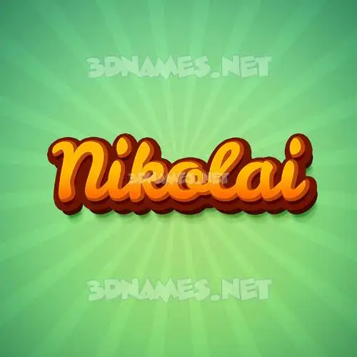 nikolai in Green Rays style - 3D name wallpaper nikolai in Green Rays style - 3D name wallpaper