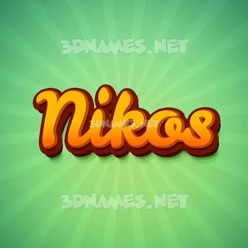 nikos in Green Rays style - 3D name wallpaper nikos in Green Rays style - 3D name wallpaper