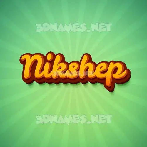 nikshep in Green Rays style - 3D name wallpaper nikshep in Green Rays style - 3D name wallpaper