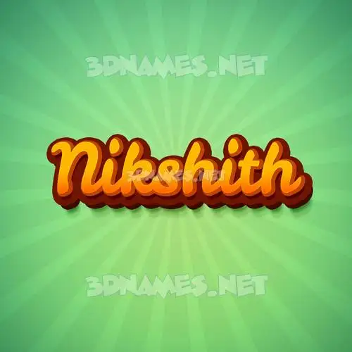 nikshith in Green Rays style - 3D name wallpaper nikshith in Green Rays style - 3D name wallpaper
