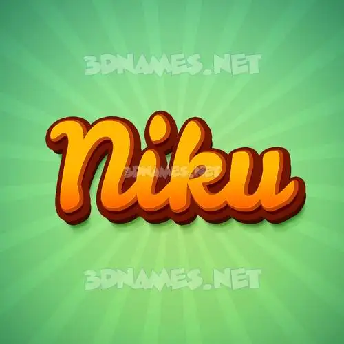 niku in Green Rays style - 3D name wallpaper niku in Green Rays style - 3D name wallpaper