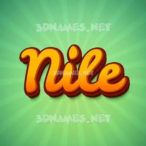 nile in Green Rays style - 3D name wallpaper nile in Green Rays style - 3D name wallpaper