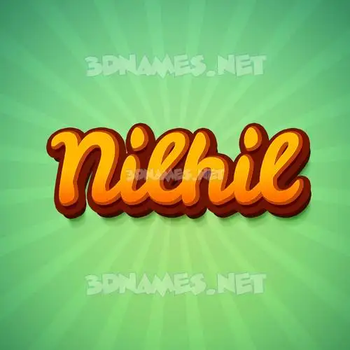 nilhil in Green Rays style - 3D name wallpaper nilhil in Green Rays style - 3D name wallpaper