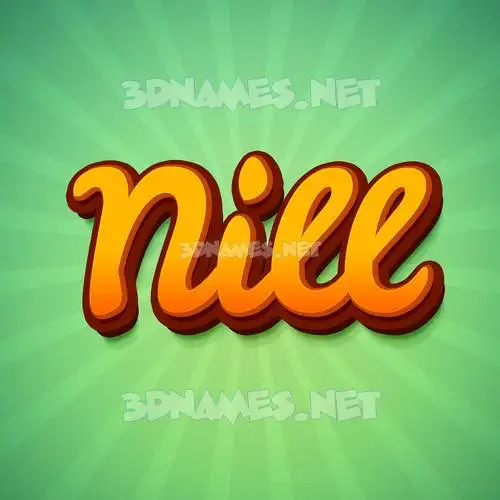 nill in Green Rays style - 3D name wallpaper nill in Green Rays style - 3D name wallpaper