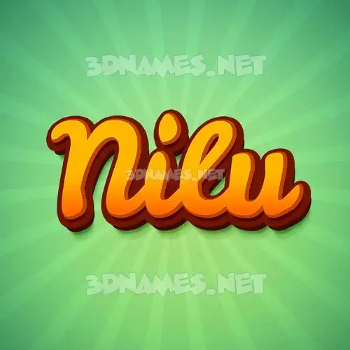 nilu in Green Rays style - 3D name wallpaper nilu in Green Rays style - 3D name wallpaper