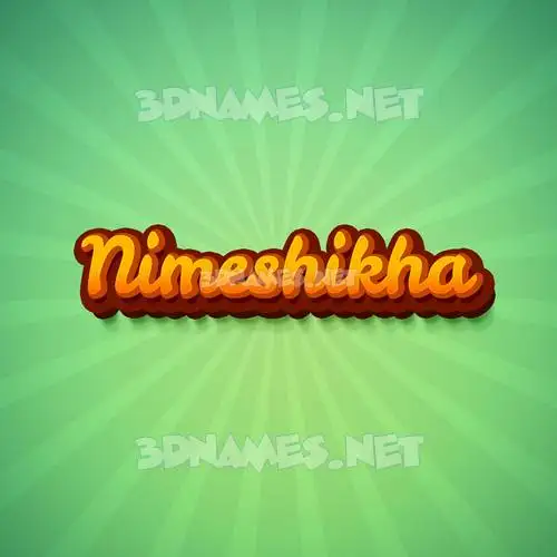 nimeshikha in Green Rays style - 3D name wallpaper nimeshikha in Green Rays style - 3D name wallpaper