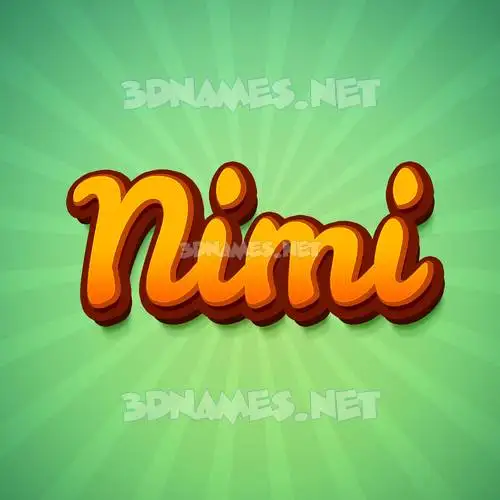 nimi in Green Rays style - 3D name wallpaper nimi in Green Rays style - 3D name wallpaper