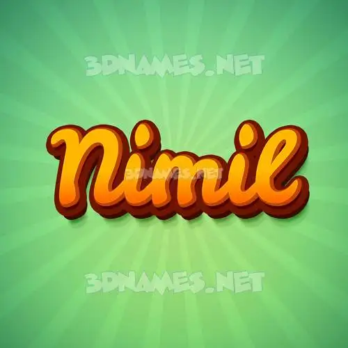 nimil in Green Rays style - 3D name wallpaper nimil in Green Rays style - 3D name wallpaper