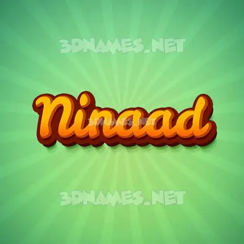 ninaad in Green Rays style - 3D name wallpaper ninaad in Green Rays style - 3D name wallpaper
