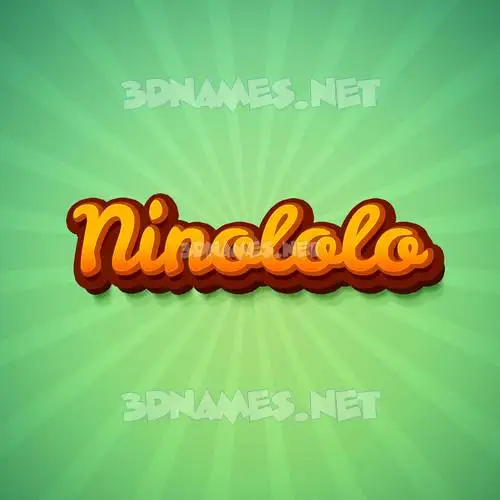 ninololo in Green Rays style - 3D name wallpaper ninololo in Green Rays style - 3D name wallpaper