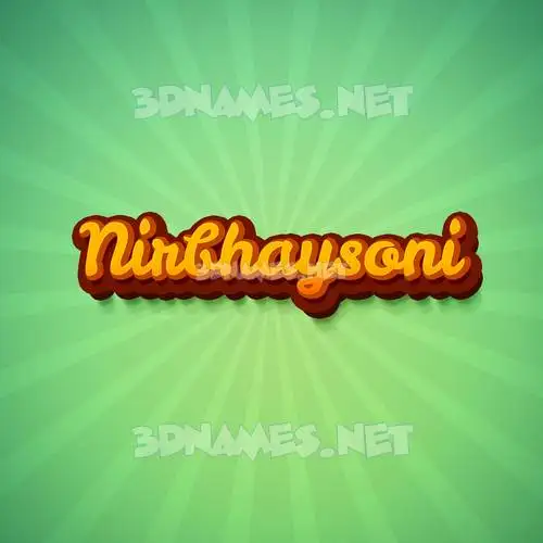 nirbhaysoni in Green Rays style - 3D name wallpaper nirbhaysoni in Green Rays style - 3D name wallpaper