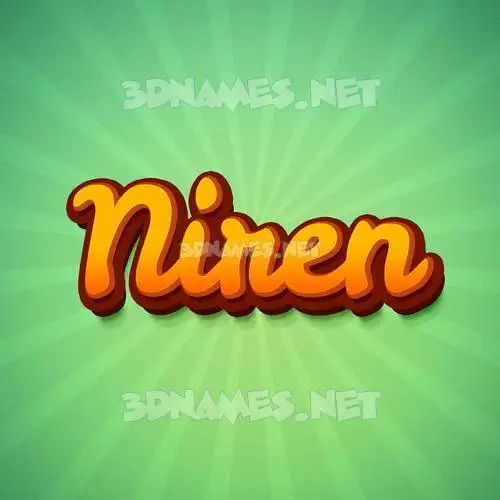 niren in Green Rays style - 3D name wallpaper niren in Green Rays style - 3D name wallpaper