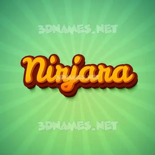 nirjara in Green Rays style - 3D name wallpaper nirjara in Green Rays style - 3D name wallpaper