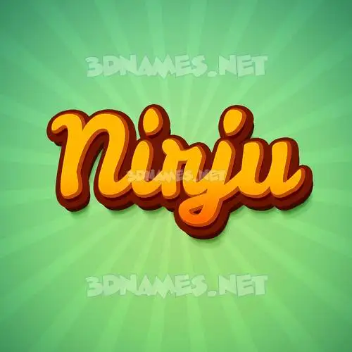 nirju in Green Rays style - 3D name wallpaper nirju in Green Rays style - 3D name wallpaper