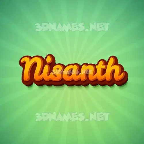nisanth in Green Rays style - 3D name wallpaper nisanth in Green Rays style - 3D name wallpaper