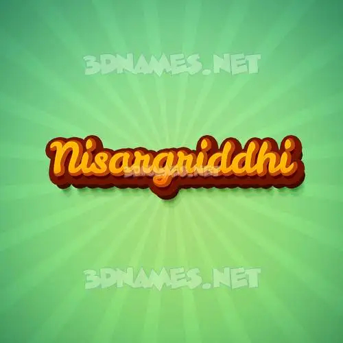 nisargriddhi in Green Rays style - 3D name wallpaper nisargriddhi in Green Rays style - 3D name wallpaper