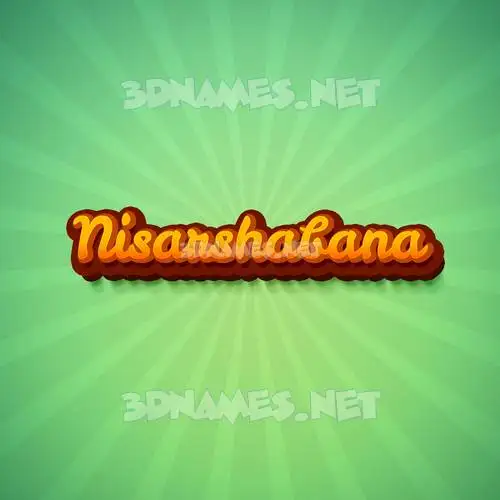 nisarshabana in Green Rays style - 3D name wallpaper nisarshabana in Green Rays style - 3D name wallpaper