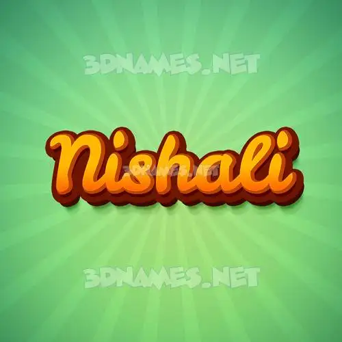 nishali in Green Rays style - 3D name wallpaper nishali in Green Rays style - 3D name wallpaper