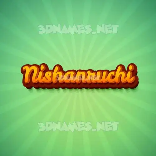 nishanruchi in Green Rays style - 3D name wallpaper nishanruchi in Green Rays style - 3D name wallpaper