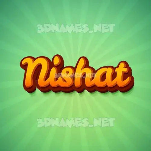nishat in Green Rays style - 3D name wallpaper nishat in Green Rays style - 3D name wallpaper