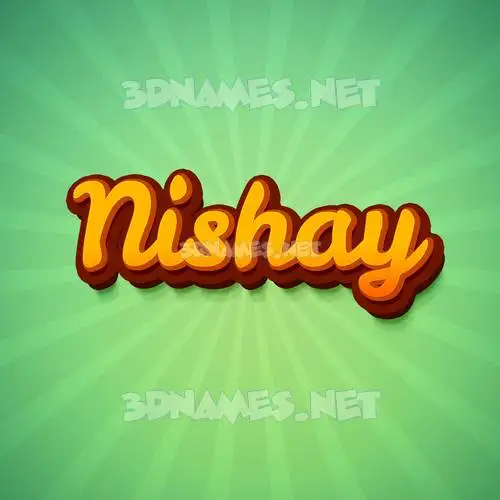 nishay in Green Rays style - 3D name wallpaper nishay in Green Rays style - 3D name wallpaper